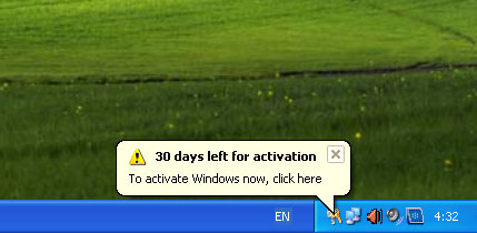 Kode Aktivasi Windows XP